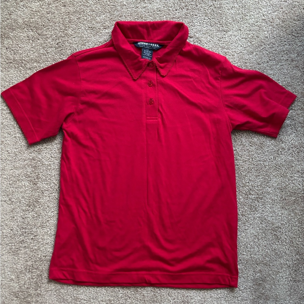 Red Polo Shirt for girls